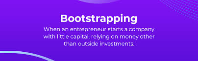 bootstrapping startup