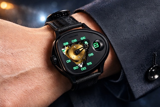 Triscope Jump Hour Watch – Redefining Mechanical Time for a New Startup Era