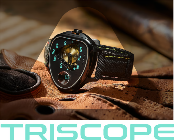 Triscope Jump Hour Watch
