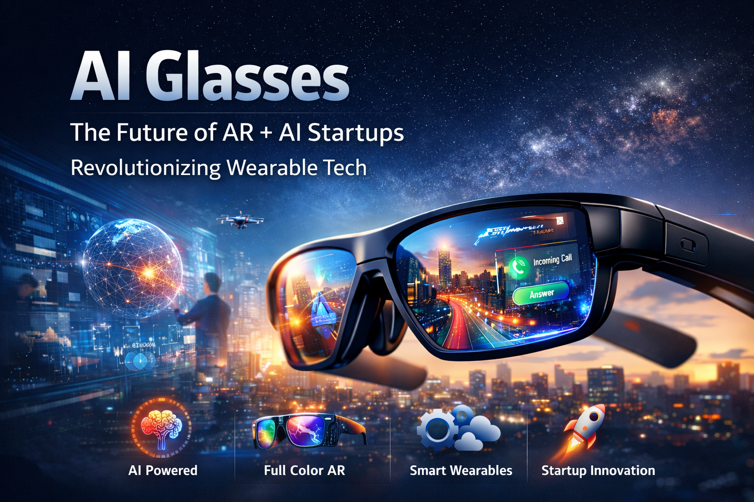 AI Glasses: The Future of AR + AI Startups Revolutionizing Wearable Tech