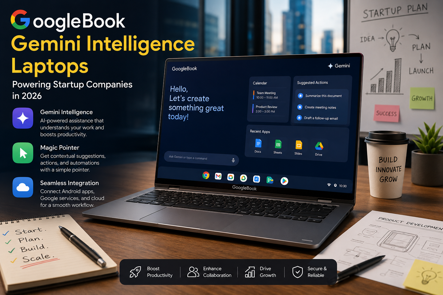 How GoogleBook Gemini Intelligence Laptops Can Empower Startup Companies in 2026