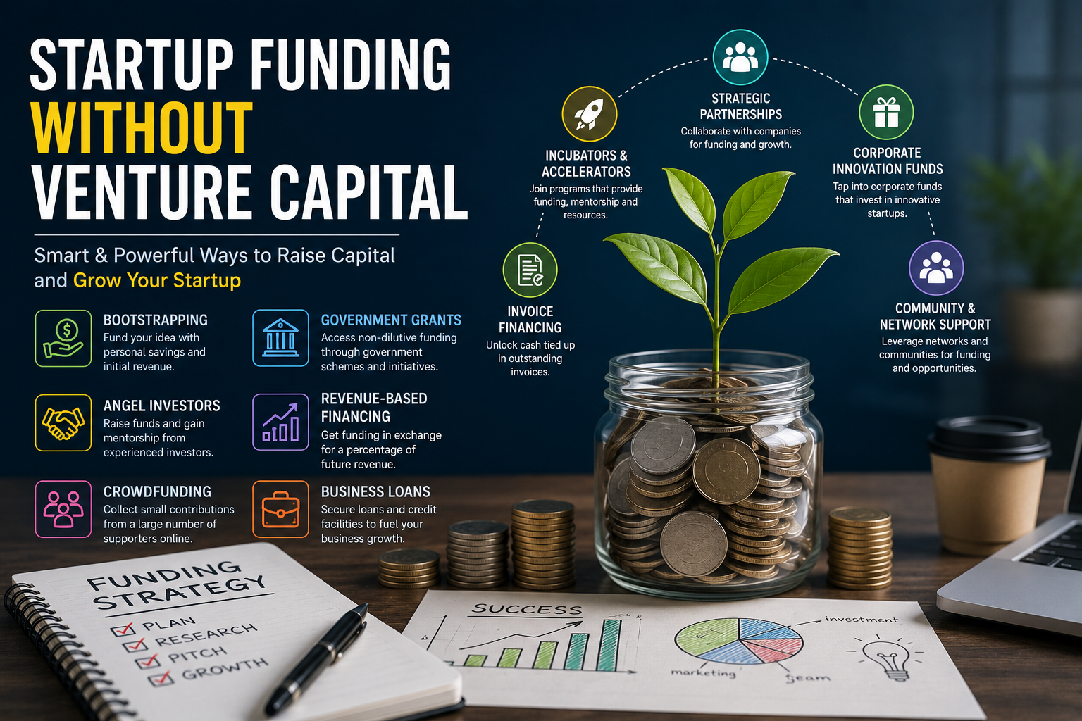 Startup Funding Without Venture Capital