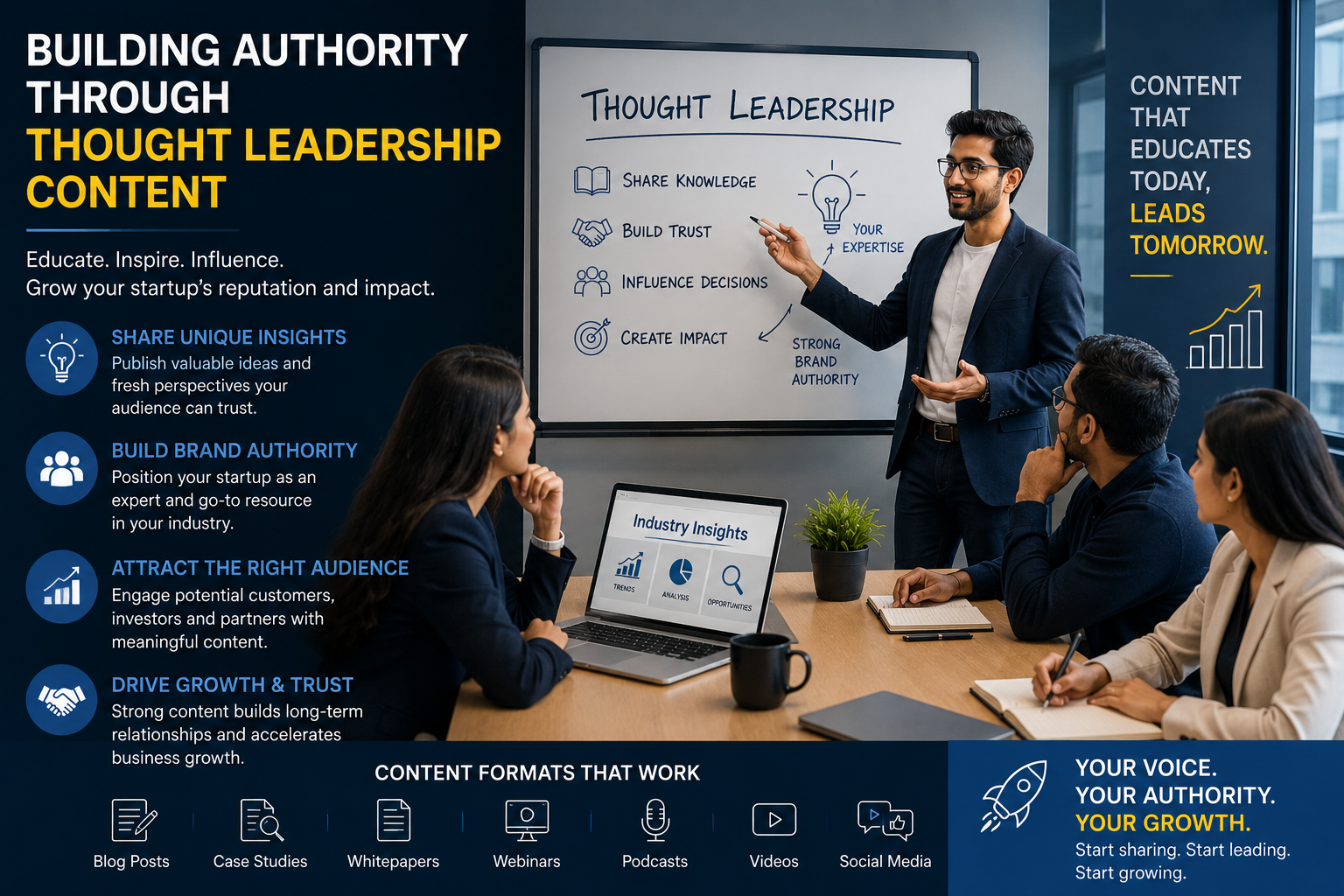 Building Authority Through Thought Leadership Content