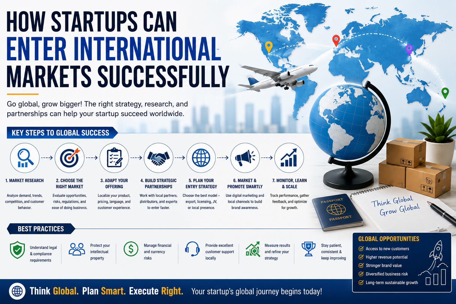 How Startups Can Enter International Markets Successfully