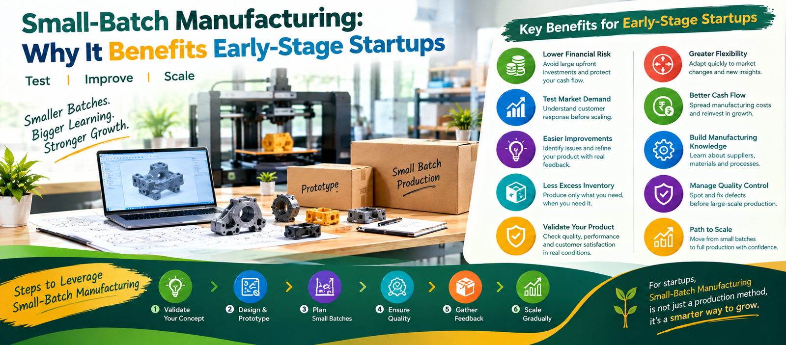 Small-Batch Manufacturing: Why It Benefits Early-Stage Startups