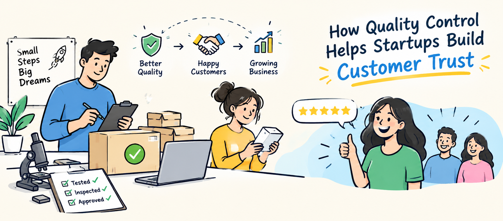 How Quality Control Helps Startups Build Customer Trust