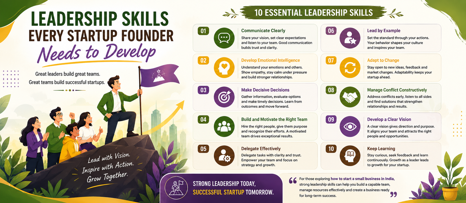 Leadership Skills for Startup Founders