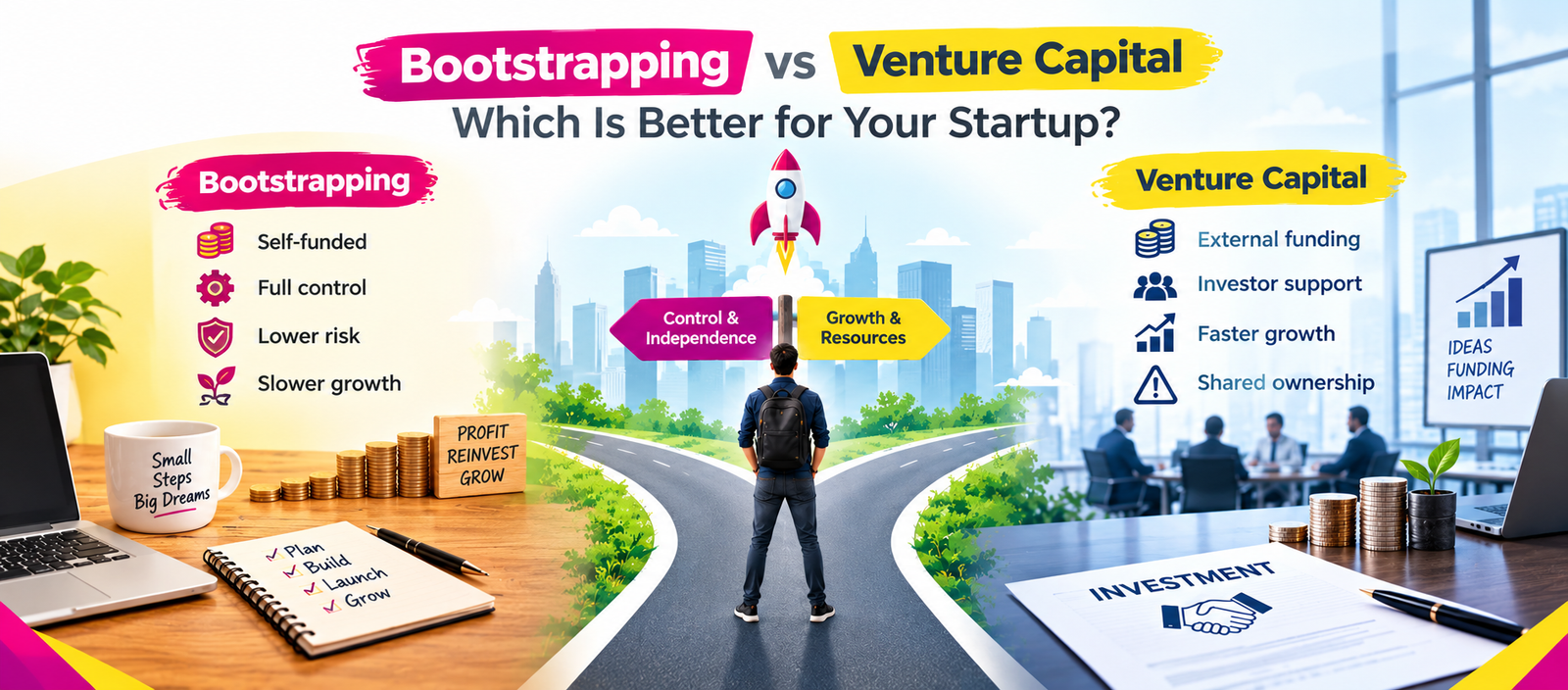 Bootstrapping vs Venture Capital